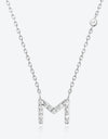 L To P Zircon 925 Sterling Silver Necklace