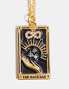 Tarot Card Pendant Stainless Steel Necklace