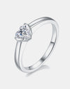 Moissanite 925 Sterling Silver Solitaire Ring