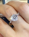 3 Carat Moissanite 925 Sterling Silver Ring