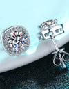 Let Me Love You 1 Carat Moissanite Stud Earrings