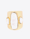 18K Gold-Plated Alloy Ring