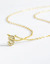 Q To U Zircon 925 Sterling Silver Necklace