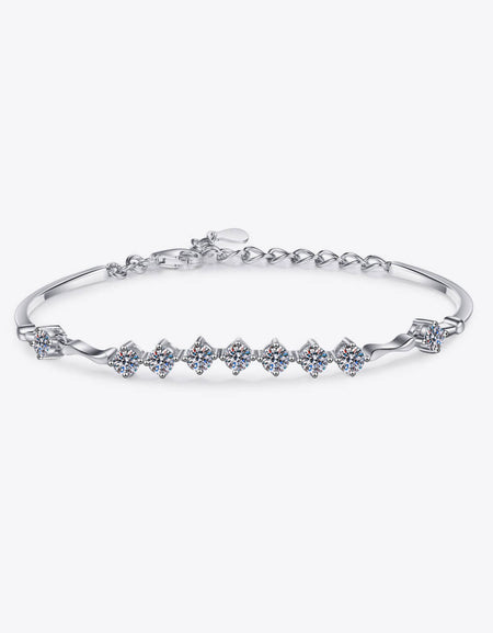 Moissanite 925 Sterling Silver Bracelet