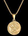 Tree Of Life Pendant Stainless Steel Necklace