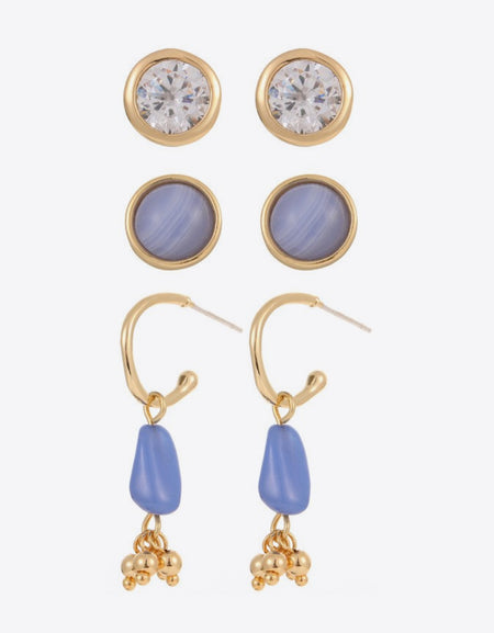 Stone Drop Earrings