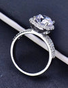 Four-Prong 2 Carat Moissanite Round Ring