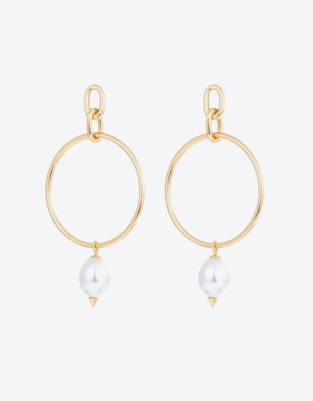 No Worries Pearl Drop Earrings