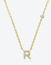 Q To U Zircon 925 Sterling Silver Necklace