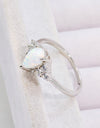 Limitless Love Opal and Zircon Ring