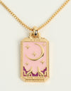 Tarot Card Pendant Copper Necklace