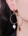 No Worries Pearl Drop Earrings