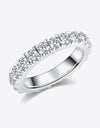 2.3 Carat Moissanite 925 Sterling Silver Eternity Ring