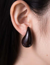 Big Size Water Drop Brass Earrings