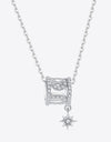 Rely On Fate Cubic Zirconia Pendant Necklace