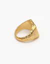 Textured Gold-Plated Ring