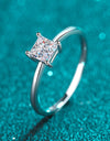 925 Sterling Silver Moissanite Solitaire Ring