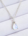 Moonstone Teardrop Pendant Necklace