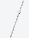 G To K Zircon 925 Sterling Silver Necklace