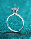 Pleasant Surprise 925 Sterling Silver 1 Carat Moissanite Ring