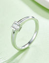 Moissanite 925 Sterling Silver Solitaire Ring