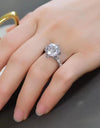 5 Carat Moissanite Heart 925 Sterling Silver Ring