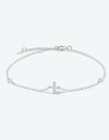 L To P Zircon 925 Sterling Silver Bracelet