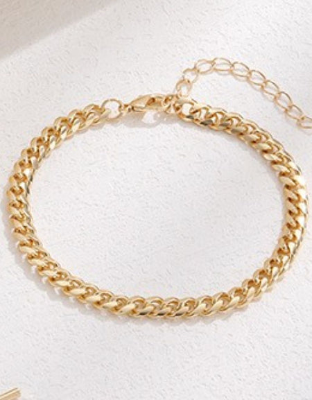 Curb Chain Copper Bracelet