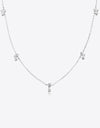 Zircon 925 Sterling Silver Necklace