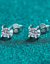 Limitless Love 1 Carat Moissanite Stud Earrings