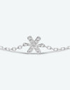 V To Z Zircon 925 Sterling Silver Bracelet