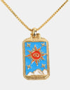 Tarot Card Pendant Copper Necklace