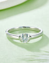 Moissanite 925 Sterling Silver Solitaire Ring