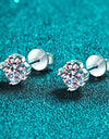 Good Day In My Mind Moissanite Stud Earrings