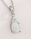 Find Your Center Opal Pendant Necklace