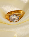 18K Gold Plated Zircon Ring