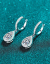 Moissanite Teardrop Earrings