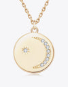 Moissanite Round Pendant Necklace